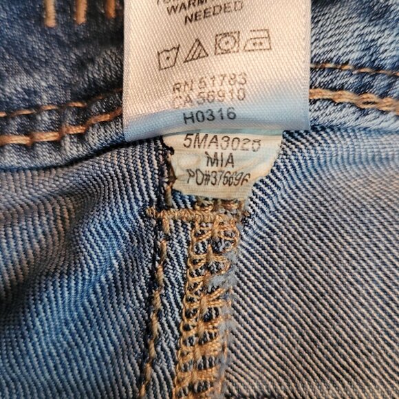 Maurices Jeans Women 6 S Mia Straight Leg Low Rise Medium Light Wash Stretch - Picture 6 of 12